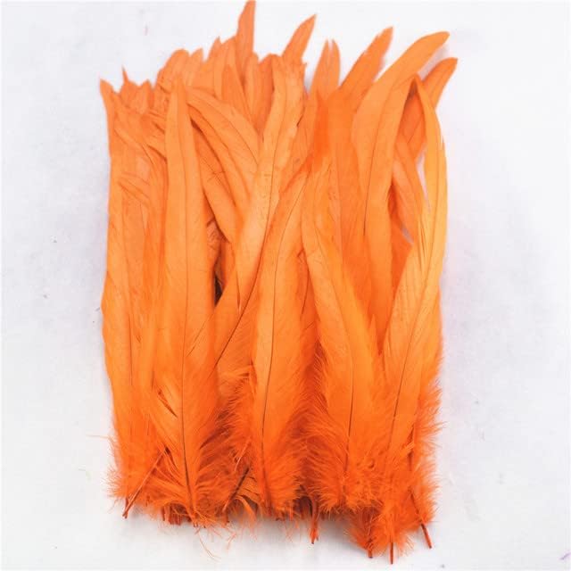 Zamihalaa-100pcs/lote de penas de cauda de rabo natural 25-30cm 10-12 Penas brancas para artesanato Pleoders Decoration