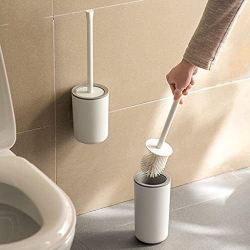 Escova de vaso sanitário zaahh sporue shelfer silicone longa alça de vaso sanitário pincel pincel doméstico montado na parede tigela