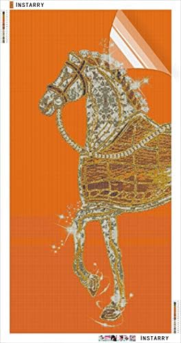 Kits de pintura de diamante 5D de Instarry DIY para adultos strass em mosaico de cavalo grande bordado kits de artesanato de decoração