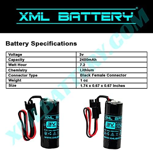 XML Bateria 3V 2400mAh fuji fdk cr8.lhc toto thp3053 CR8-LHC 17430 37858 Lithium Toto Flush 2