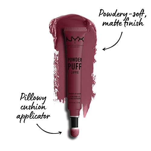 NYX Professional Makeup Poff Puff Lippie Lip Cream, Lipstick - Moody