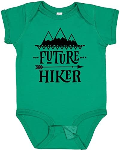 Inktastic Future Hiker Kids Caminhando Bodysuit de bebê