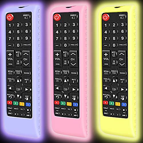 [3pack] Caso de proteção de silicone para Samsung Smart TV Remote Remote Capa Remote Case para Samsung BN59-01301A BN59-01315A