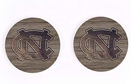 Logotipo da Universidade da Carolina do Norte 2,75 x 2,75 montanhas -russas de cerâmica de 2 de 2