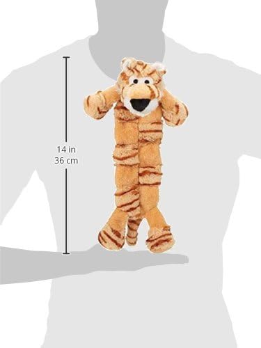 Grriggles Safari Squeaktacular Toy, Tiger