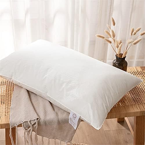 Zhuhw travesseiro de cor sólida algodão material de pescoço macio travesseiros para travesseiros de dormir núcleo