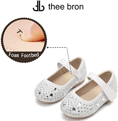 TE TEMBRA BRON GIRL DA GIRL/Little Kid Ballet Mary Jane Sapatos Flat Dress Shoes