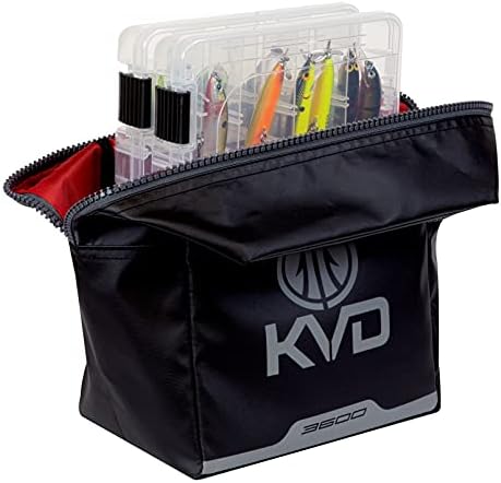 Plano KVD Wormfile Signature Series 3600 Speedbag, tecido preto com revestimento de tpe