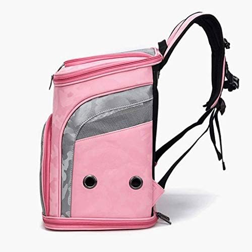 N/A Pink Pet Travel Mackpack, adequado para filhotes, equipamentos de segurança e suporte de encosto adequado para