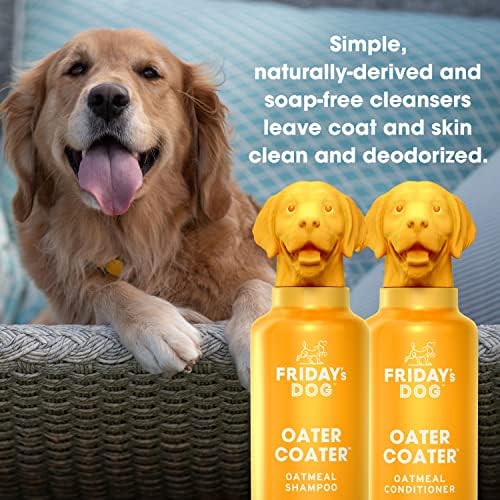Pacote de coater de cães de sexta -feira para higiene para cães - tratamento com coceira de coceira - Sleother Soother Condicionador