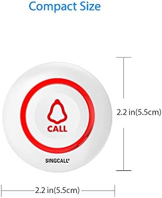 SingCall Cuidador pager sem fio Botão de chamada Sistema de enfermagem Sistema de alerta de alerta de anfitria para