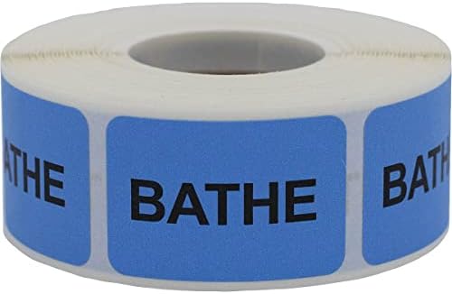 Bath rótulos veterinários 1 x 1,5 polegadas 500 adesivos totais