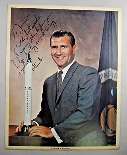Richard Gordon assinou a NASA 8X10 foto original da NASA Astronaut JSA CoA - fotos autografadas da NFL