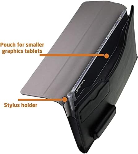 Broonel Leather Graphics Tablet Folio Case - Compatível com XP -Pen Star G960S Plus Tablet de desenho gráfico