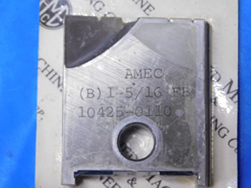 1pc Novo AMEC 1 5/16 10425-0110 Série B Carboneto Spade Drill Insert FB - JH2471CN2