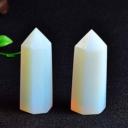 Opal Quartz Obelisco Tower Healing Crystal Points by Markajewelry