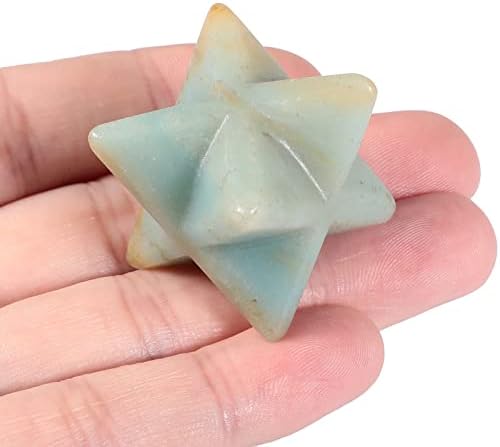 Loveliome Natural ite Merkaba Crystal Protection