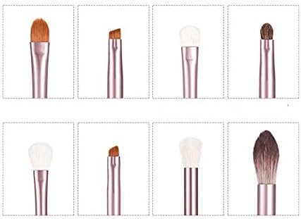 Pincéis de maquiagem jahh pincéis de maquiagem de 12 pcs pincéis de base em pó de rubor de fibra beleza-make up ferramenta