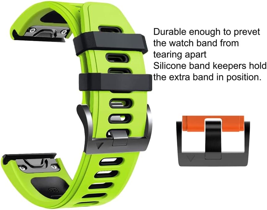 EEOMOIK 22mm WatchBand para Garmin Forerunner 945 935 Fenix ​​5 Plus 7 6 Instinct 2 Silicone Smart Watch Band Outdoor Sports