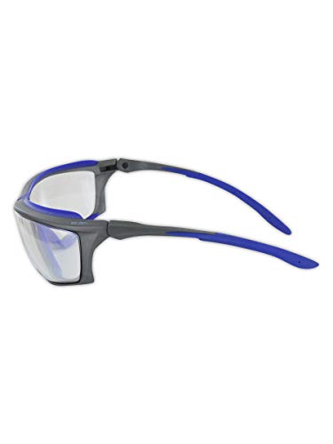 Óculos de segurança anti-capa resistentes ao impacto Magid com almofada TPR, 144 pares, lentes internas/externas