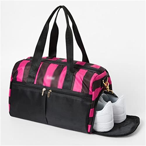 Dhtdvd Sports Bag Ladies Saco de ombro grande bolsa de viagem Backpack Backpack Baga