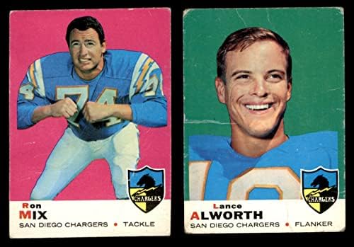 1969 Topps San Diego Chargers Team Set San Diego Chargers GD+ Chargers