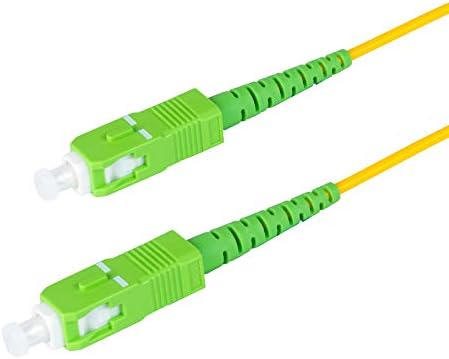 Speedyfibertx-6-pacote 0,2 metro SC/APC para SC/APC Slim Simplex Riser OFNR Fiber Patch Cable, Corning SMF-28 SingleMode