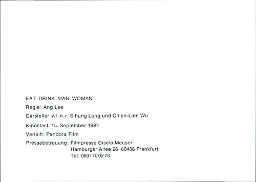 Essen Trinken Mann Frau - Foto da prensa vintage 3448481