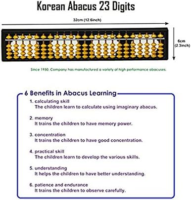 Coréia 23 dígitos Calculadora matemática Abacus Soroban Business School Learning