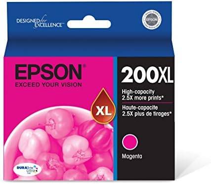 Epson T200 Durabrite Ultra -Pink de alta capacidade Amarelo -Cartridge para impressões de expressão e força de trabalho selecionadas