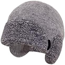 Chapéus de inverno com chapéu de gorro anlaey com tampa de lã de lã de chul de lito de ouvido tampas de cabeça para homens para