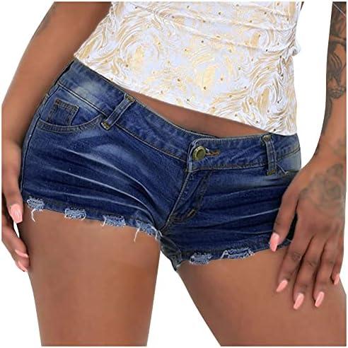 Shorts jeans de verão mgbd para mulheres rasgadas com calças quentes casuais se sexy, shorts de jeans doloridos