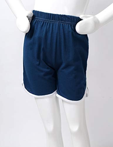 Yeahdor Kids Girl Girl algodão Elastic Sport Sport Running Yoga Fitness Shorts Curtos Atuários Active Summer Dailywear