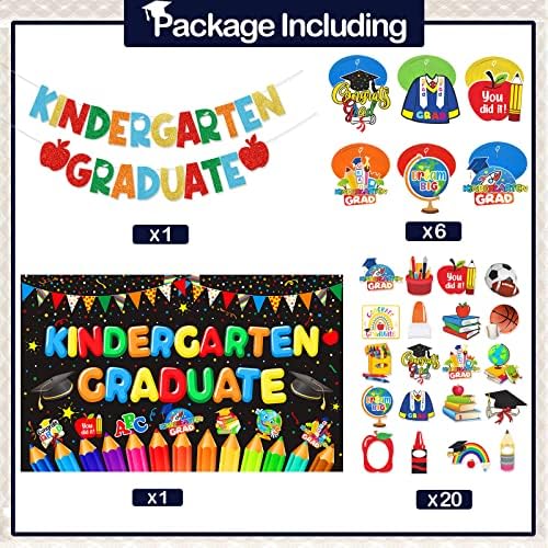 Decorações de graduação no jardim de infância Banner de graduação no jardim de infância 2023 graduado no jardim de infância do jardim