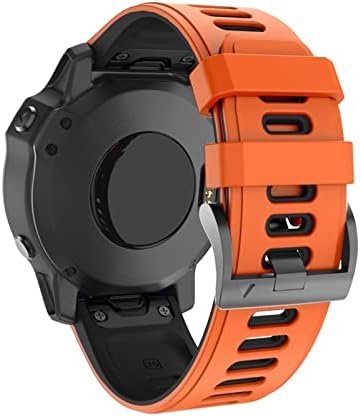 IOTUP 22 26mm Strapa de banda de vigilância rápida para Garmin Fenix ​​6x Pro Watch Silicone EasyFit Wrist Band para Fenix