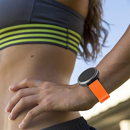 Axti 20mm Silicone Rubber Watch Strap Watch Band para Garmin Vivoactive 3/Vivomove HR Smart Watch Band Band