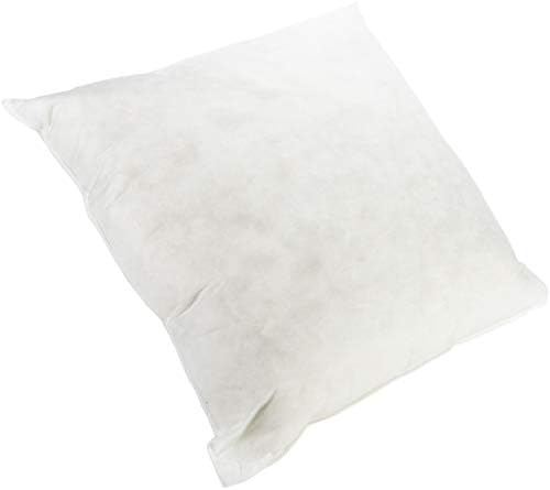 Pillow Bosal Inserir branco, 16 x16 FOB: MI