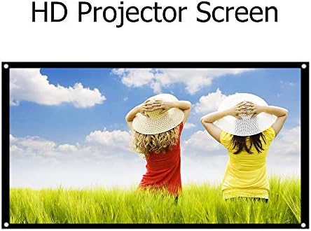 XIXIAN 100 polegadas Tela do projetor 16: 9 HD Tela de projeção portátil Anti-Criar