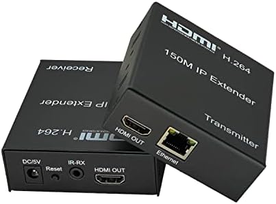 Extender Digital HDMI sobre Cat5e/6 não compactado HD FULL 1080P 60HZ HDMI sobre o cabo Ethernet até 495 pés, HDMI IP Extender