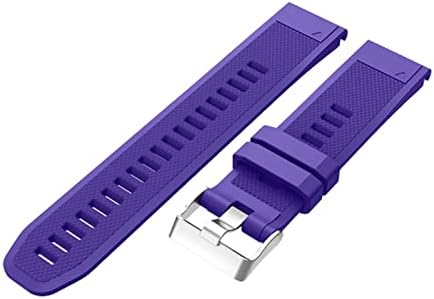 GHFHSG Sport Silicone Watch Band Pulp Screp para Garmin Fenix ​​6x 6 6s Pro 5x 5 5s mais 3 3HR 20 22 26mm EasyFit Raple