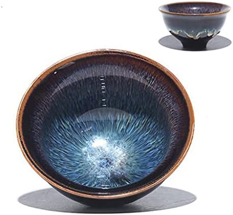 Ganfanren Tea Cup de porcelana Conjuntos de chá China Bowl sob xícara de chá de cerâmica de cerâmica de tenmoku envidraçada
