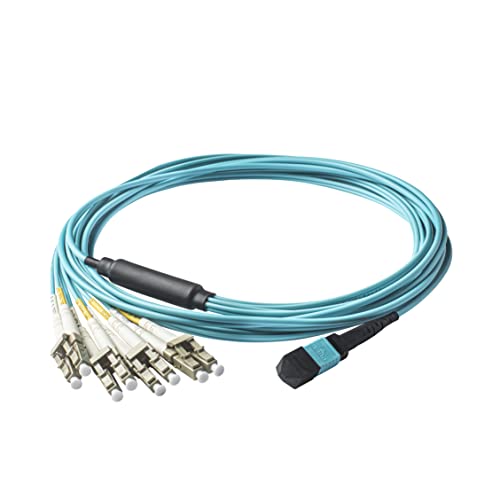 Speedyfibertx-MPO de baixa perda de 1 metro de 2 metros de perda de fibra de fibra de 8xlc, om3 Corning ClearCurve® Fibra, cabo