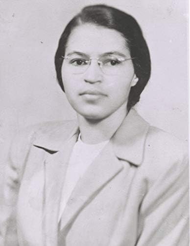 Fotografia de Rosa Parks - obra de arte histórica de 1956 - - Semi -Gloss