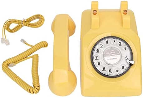 Telefone retrô, telefone clássico com mostrador, telefone antiquado, decoração de escritório em casa comercial, telefone fixo, telefone