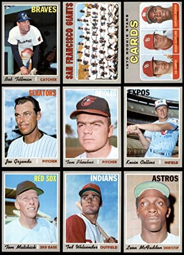 1970 Topps Baseball High Number Complete Conjunto NM