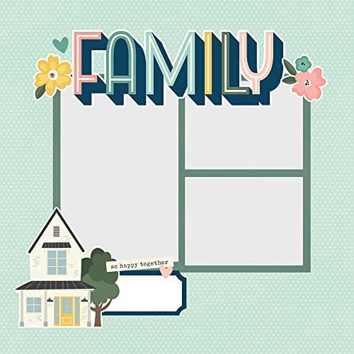 Histórias simples páginas simples Página-família