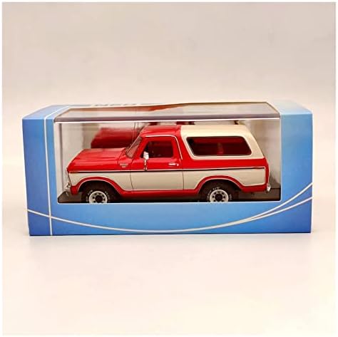 Veículos modelo de escala Apliqe para Ford Bronco 1978 Red Resin Car Coleção Limitada 1/43 Escolha de presentes sofisticada