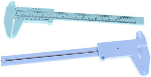 PENTA ANGL 3PCS PLÁSTICO INCLIPEL/METRIC 6 polegadas 150mm Mini Paliper Régua de escala dupla Régua de medição para aluno