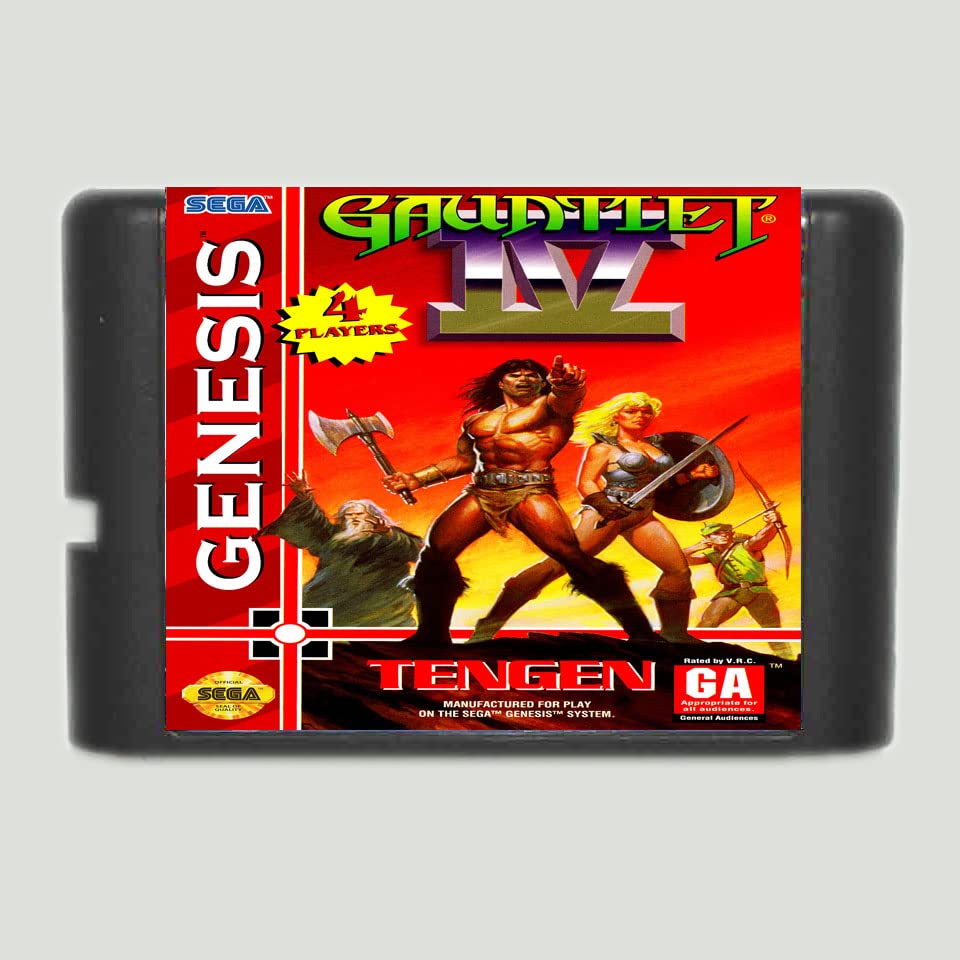 Gauntlet 4 16 bits MD Game Card para Sega Mega Drive para Genesis-Pal-J