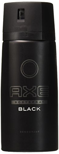 Machado spray corporal de desodorante preto